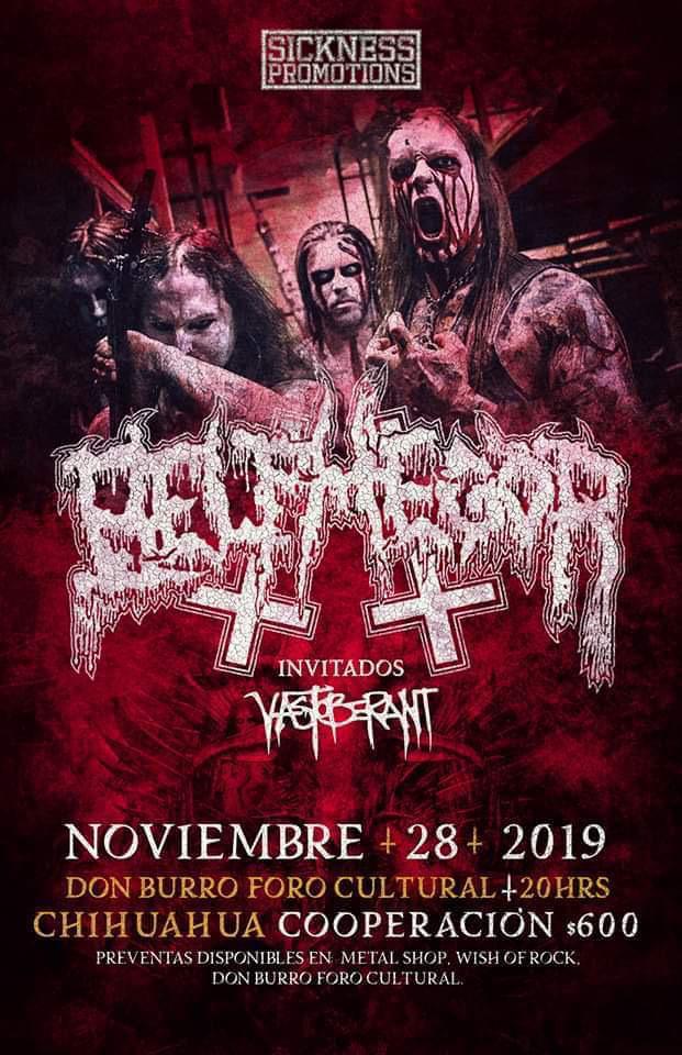 Belphegor • Don Burro Foro Cultural • Chihuahua, Mx