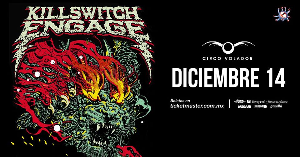 Killswitch Engage • Circo Volador • CDMX