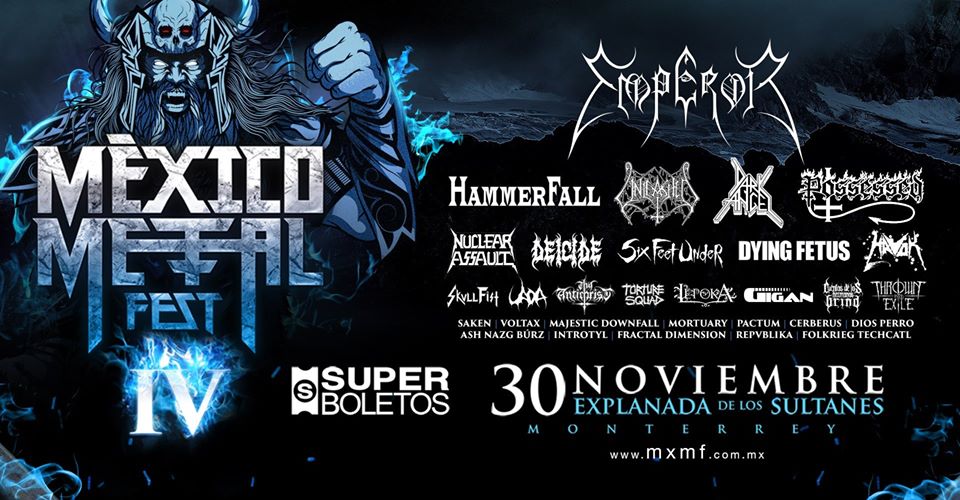 México Metal Fest IV • Explanada de Los Sultanes • Monterrey, NL