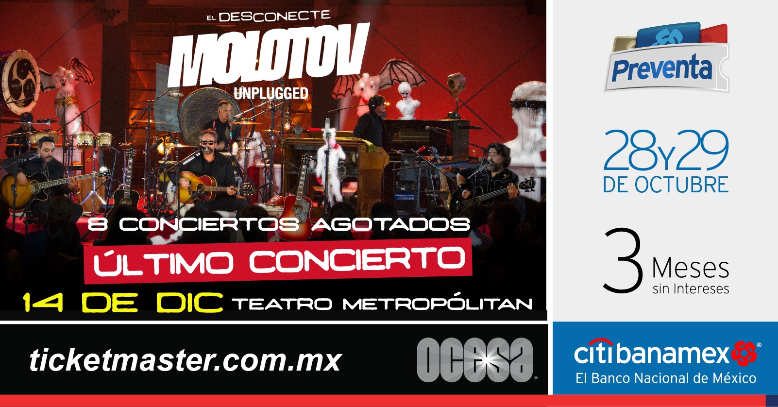 Molotov • Teatro Metropólitan • CDMX