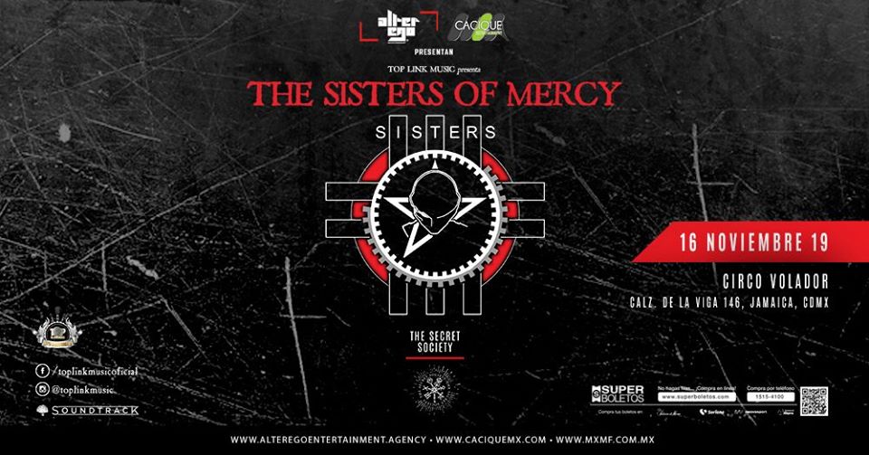 The Sisters Of Mercy • Circo Volador • CDMX