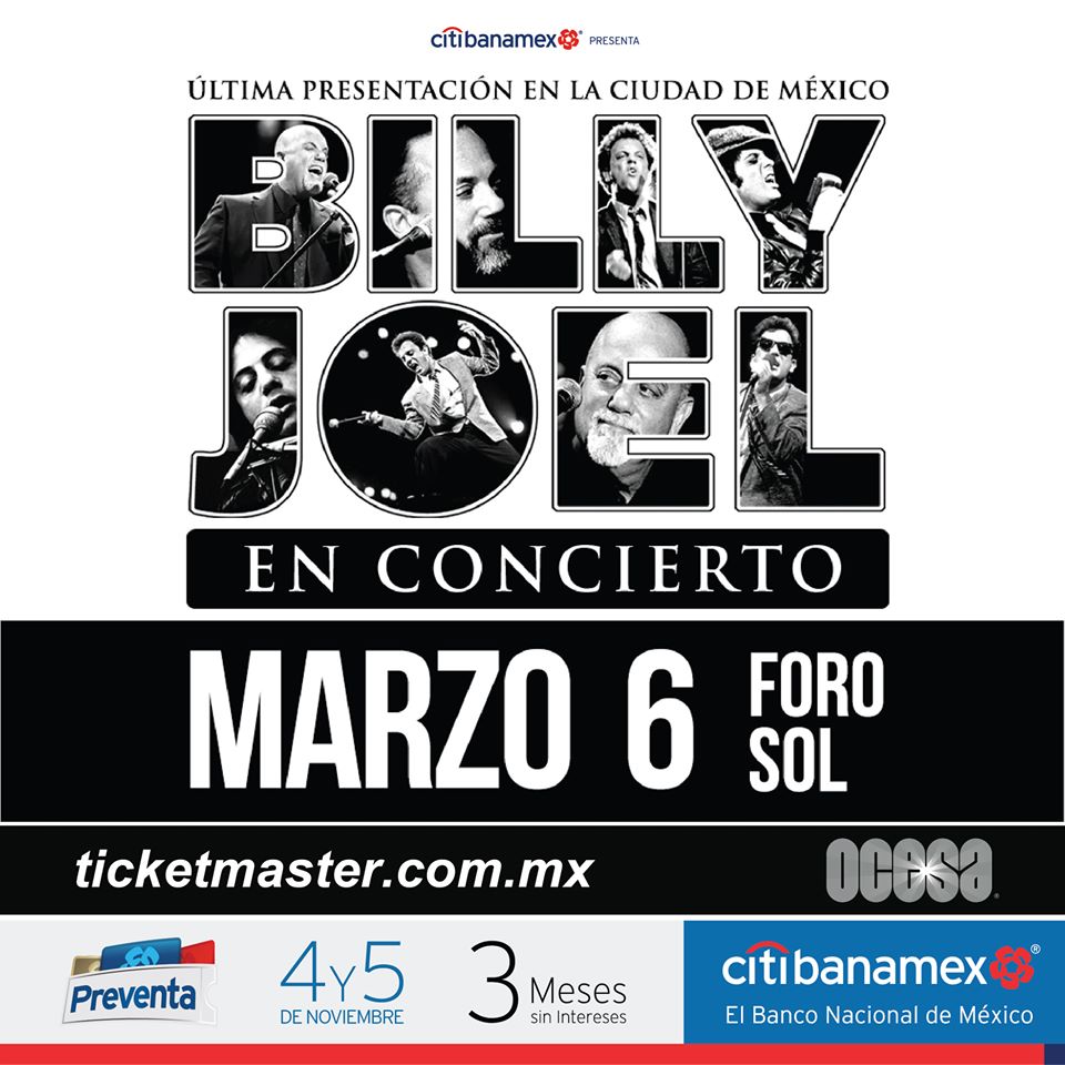 Billy Joel • Foro Sol • CDMX