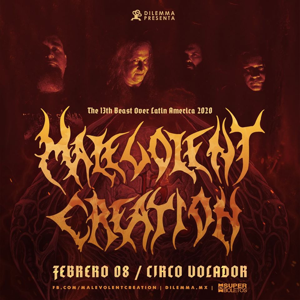 Malevolent Creation • Circo Volador • CDMX