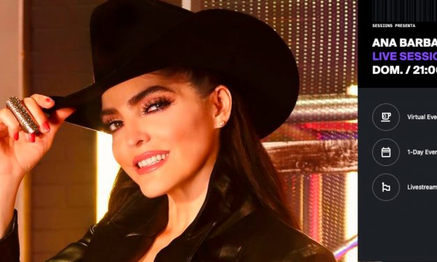 Ana Barbara dará concierto acústico desde la plataforma Sessions
